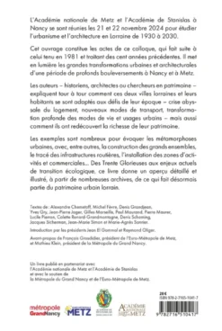 Urbanisme et architecture en Lorraine 1930-2030