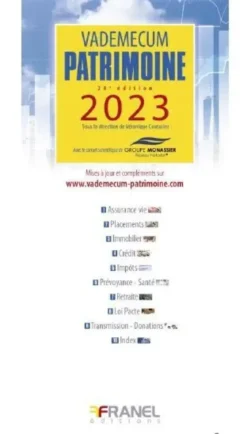 Vademecum du Patrimoine 2023 28e édition