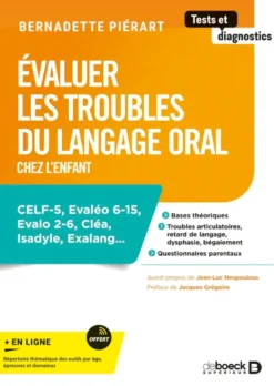 Évaluer les troubles du langage oral chez l'enfant