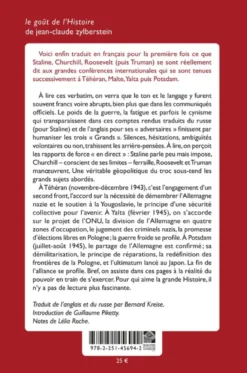 Verbatim des conférences de la Seconde Guerre mondiale