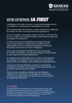 Votre entreprise IA FIRST