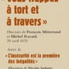 « Vous frappez à tort et à travers »