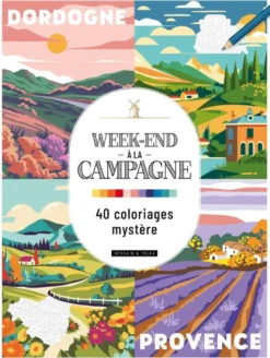 Week-end à la campagne - 40 coloriages mystère
