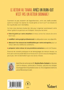 Welcome back to work - Les 6 étapes clés pour réussir son retour en entreprise après un burn-out