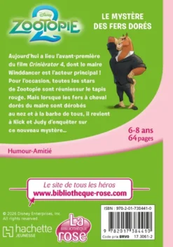 Zootopie 2, Tome 06 - Le mystère des fers dorés